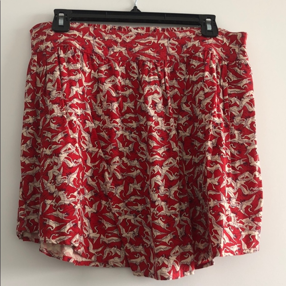Kimchi Blue Skirt with Birds
